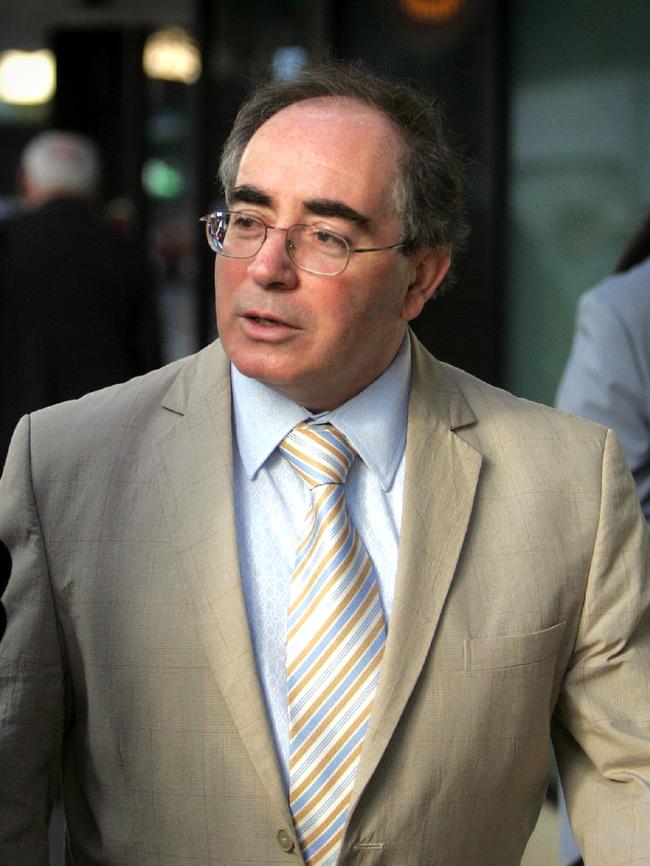 Kamm, pictured outside Sydney’s Downing Centre Court in 2005 while on bail during his child sexual assault trial. He was later found guilty and jailed for more than 10 years.