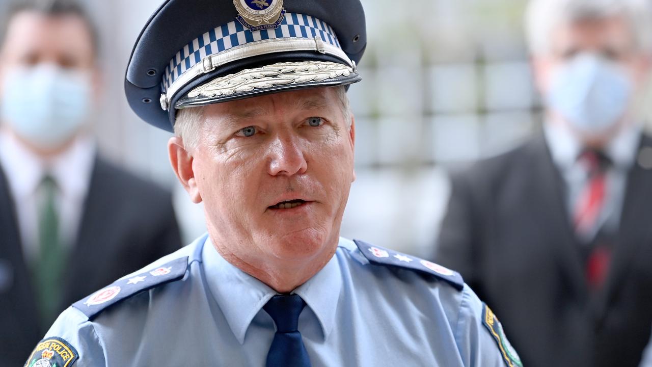 NSW police commissioner Mick Fuller said the Premier declined an offer from the army to help tackle Sydney’s Covid-19 crisis. Picture: NCA NewsWire/Jeremy Piper