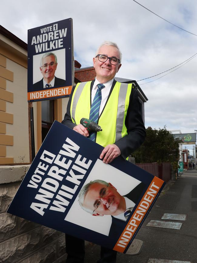 Andrew Wilkie has been honest about seeking ‘largesse’ for his seat. Picture: Nikki Davis-Jones