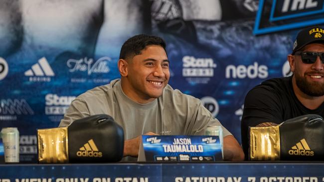 Jason Taumalolo ahead of the Battle on the Reef Fight Night in Townsville. Picture: Alix Sweeney / Fightr Promotions