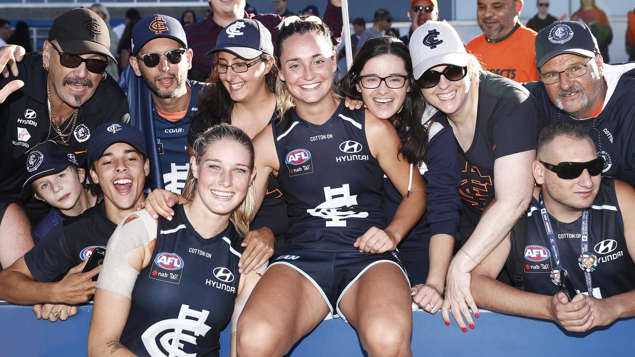 A powerful image of Carlton star Tayla Harris sparked an unprecedented groundswell of support.