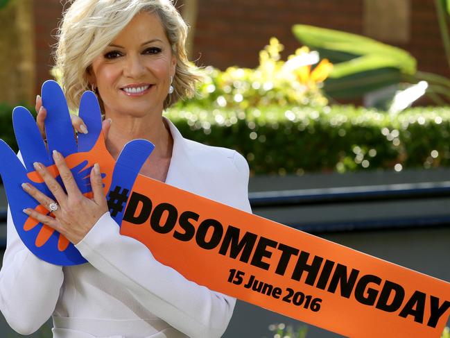 Sandra Sully is an ambassador for the first ever Do Something Day on June 15 - AustraliaÕs biggest ever celebration of community volunteering and random acts of kindness. Picture: Craig Wilson