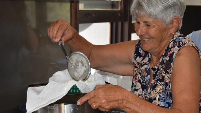 Habana resident Phyllis Abela has been making cheese since she was a little girl. Photo: Janessa Ekert