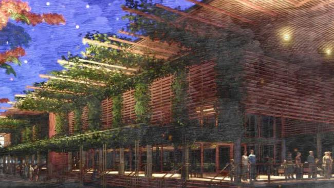 Concept art for the new Darwin RSL club house, The Soul of Darwin, which Darwin council is set to provide in-principle support for. Picture: Supplied