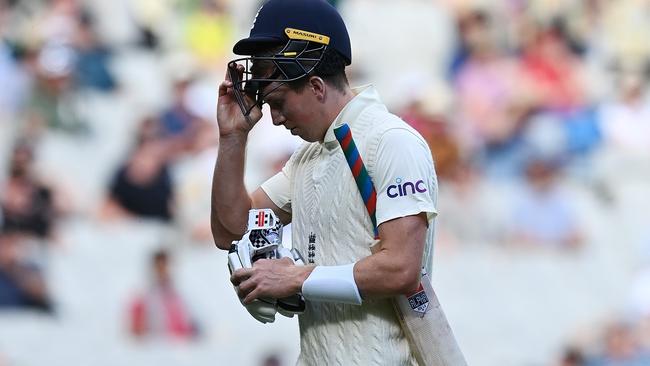 England opener Zak Crawley says the visitors need to learn to not fear the Aussie pace attack. Picture: Getty Images