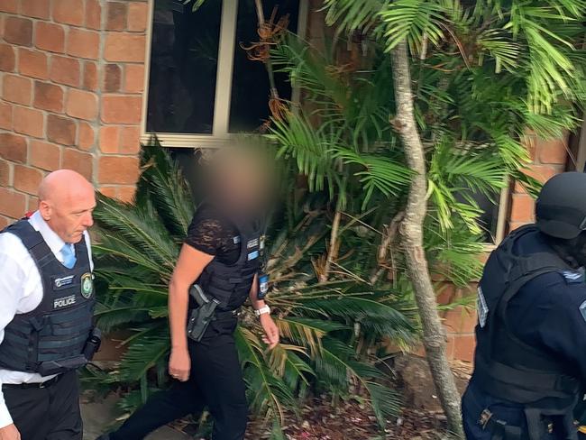 Police executed a search warrant at a home in Tweed Heads West and arrested an 18-year-old man, who was charged with murder following a fatal brawl at Ballina last month.