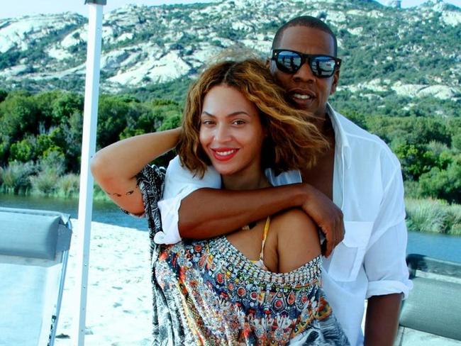 The life ... Beyonce and Jay Z on their very own luxury yacht.