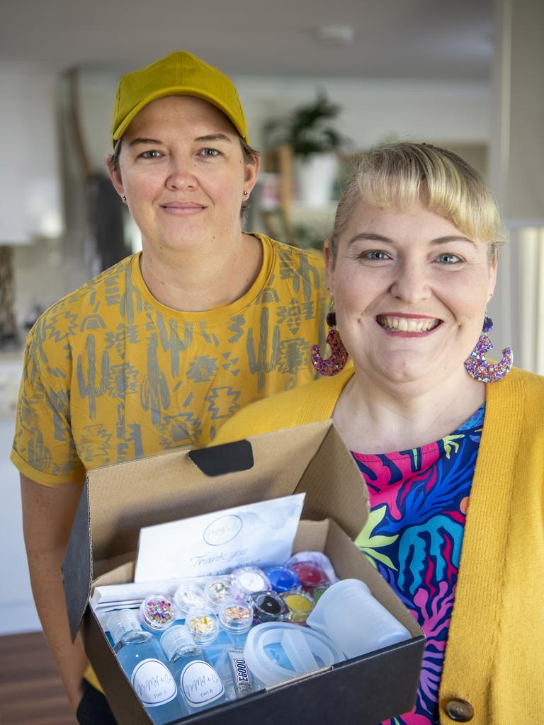 BRIGHT IDEA: Neecy Curtis (left) and Mel Nossiter have started new business Nemel and Co. Picture: Nev Madsen.