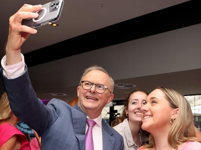 Prime Minister Anthony Albanese at last year's Jane McGrath Day. Picture: Chris Pavlich Photography/McGrath Foundation