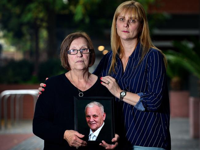 Rina Serpo and daughter Alma Krecu, whose husband and dad Ermanno, was a resident at Oakden.