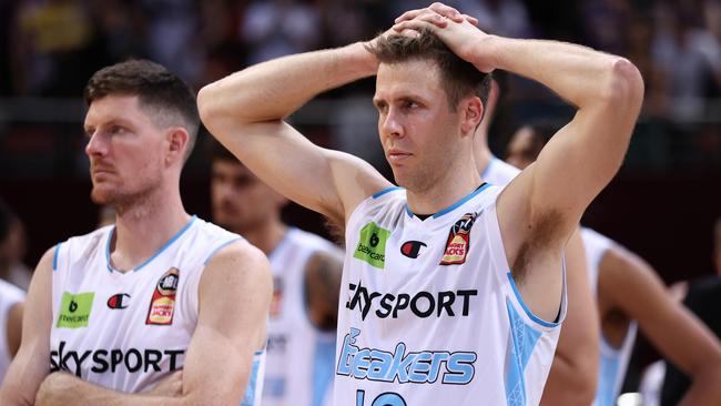 Tom Abercrombie of the Breakers looks on as the Kings celebrate. (Photo by Matt King/Getty Images)