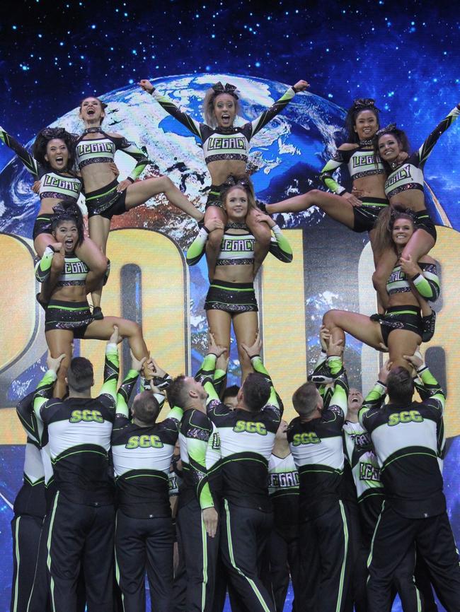 Australia competing at the 2018 Cheerleading Worlds and Dance Worlds