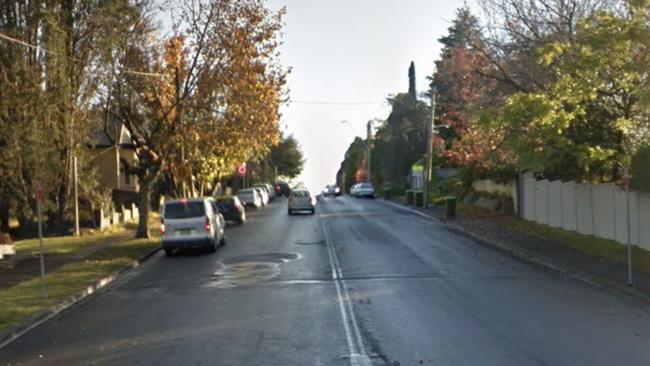 Matthew Vincent Milton, 36, was observed driving erratically on Bendooley Street, Bowral, on Monday. Picture: Google Maps