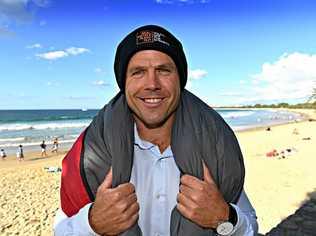 READY TO SLEEP: Gordon Macdonald is helping to organise a Real Estate Sleep Out to raise funds for Youth Off The Streets. Picture: Warren Lynam