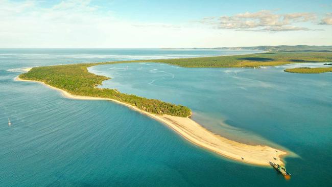 Inskip Point. Pictures: Infinity Flights Photography.