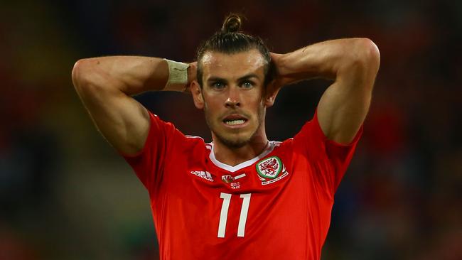 Wales' striker Gareth Bale.