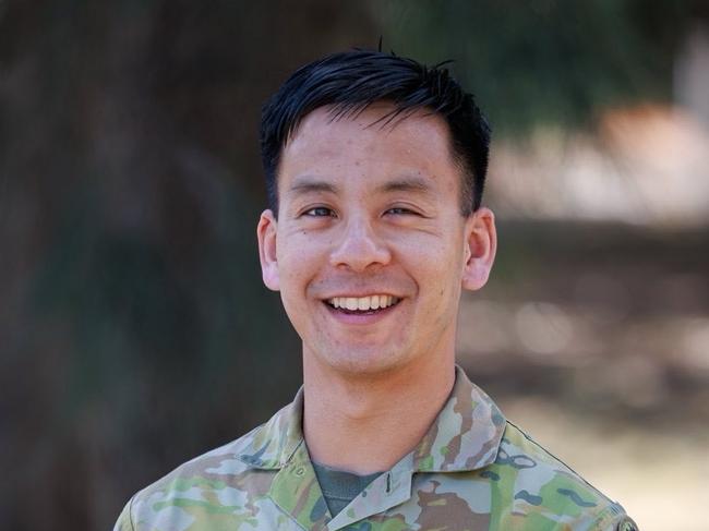 Army Major Jacob Sheung-Kay Choi has led planning teams and logistic organisations in the Indo-Pacific region. Picture: Supplied