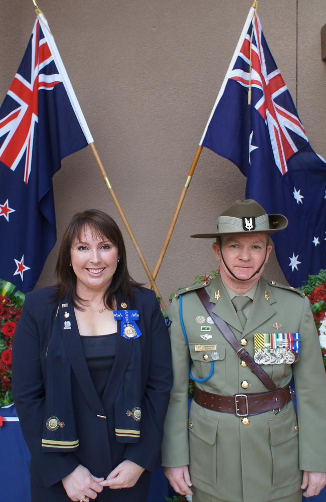 Kay Danes OAM and WO1 Kerry Danes continue to battle for veterans to be retrospectively awarded medals. Picture: Supplied