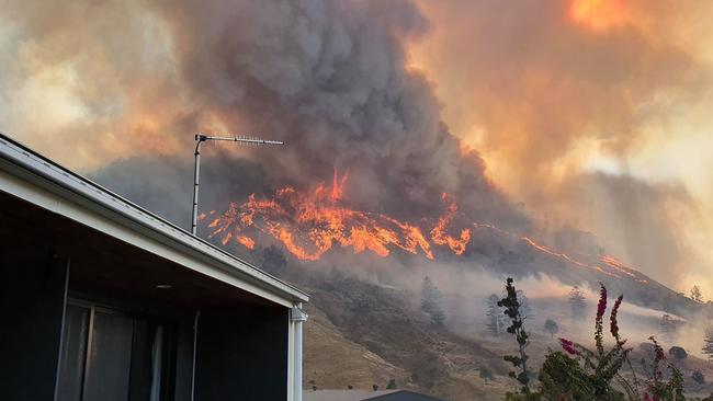 Fire burning in Illinbah, Queensland on Friday, September 6, 2019.