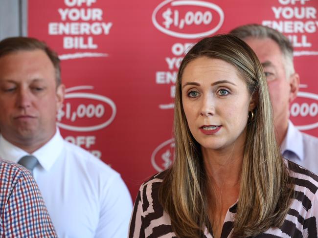 Queensland Housing Minister Meaghan Scanlon was with the Queensland Premier Steven Miles as he started in Townsville at the start of the Queensland Election Picture Adam head