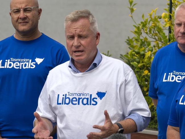 Premier Jeremy Rockliff.  Liberal party campaign launch in Launceston for the 2024 state election.  Picture: Rob Burnett