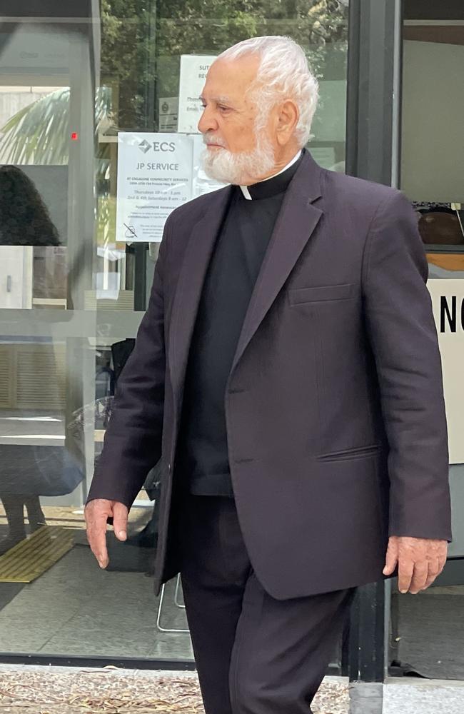 Father John Varvaris appeared in Sutherland Local Court on Tuesday after he pleaded guilty to negligent driving causing grievous bodily harm. Picture: Ashleigh Tullis