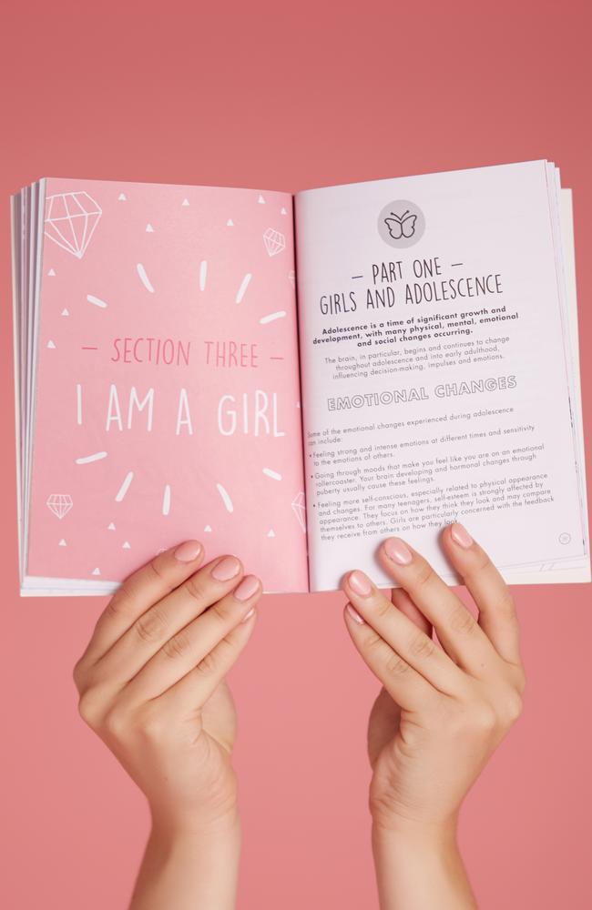 ‘I am a girl’. An excerpt from Supre‘s new anti-bullying campaign book, ‘Bullying. So Not OK’. Picture: Supre