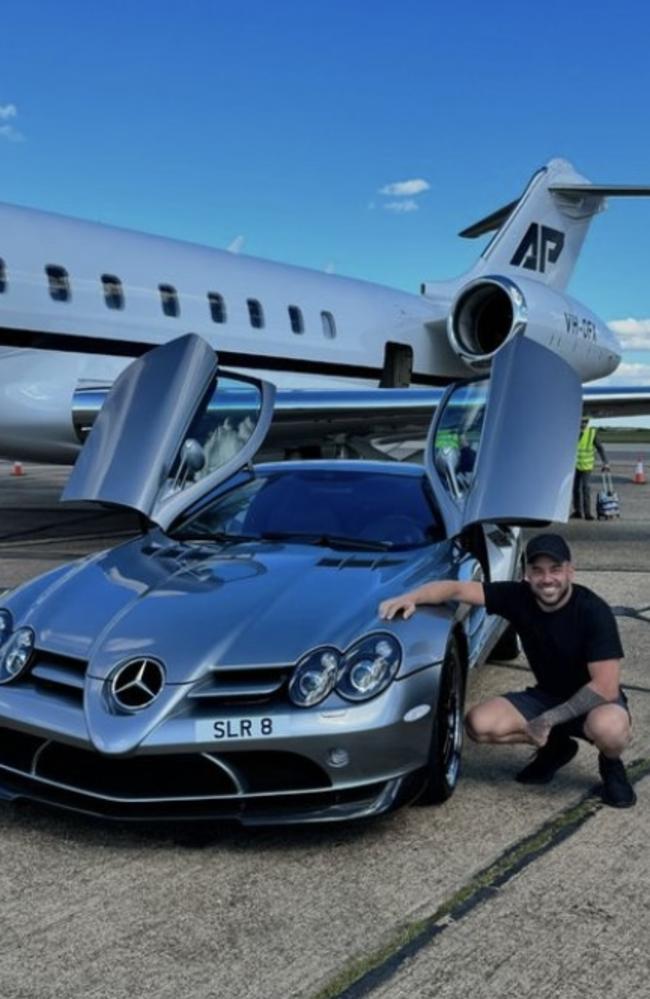 Portelli is a billionaire from Melbourne. Picture: Supplied/Instagram