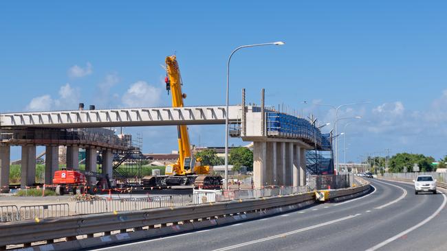 The construction of the Mackay Ring Road in April 2019.