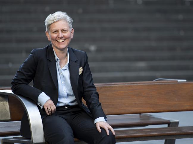 SYDNEY, AUSTRALIA,  NCA NewsWIRE, Monday, 10 July 2023.RBA Assistant Governor Luci Ellis poses for a photo outside the RBA in  Martin Place, Sydney. Ellis is leaving the RBA to take up a position at Westpac.Picture: NCA NewsWIRE, Monique Harmer