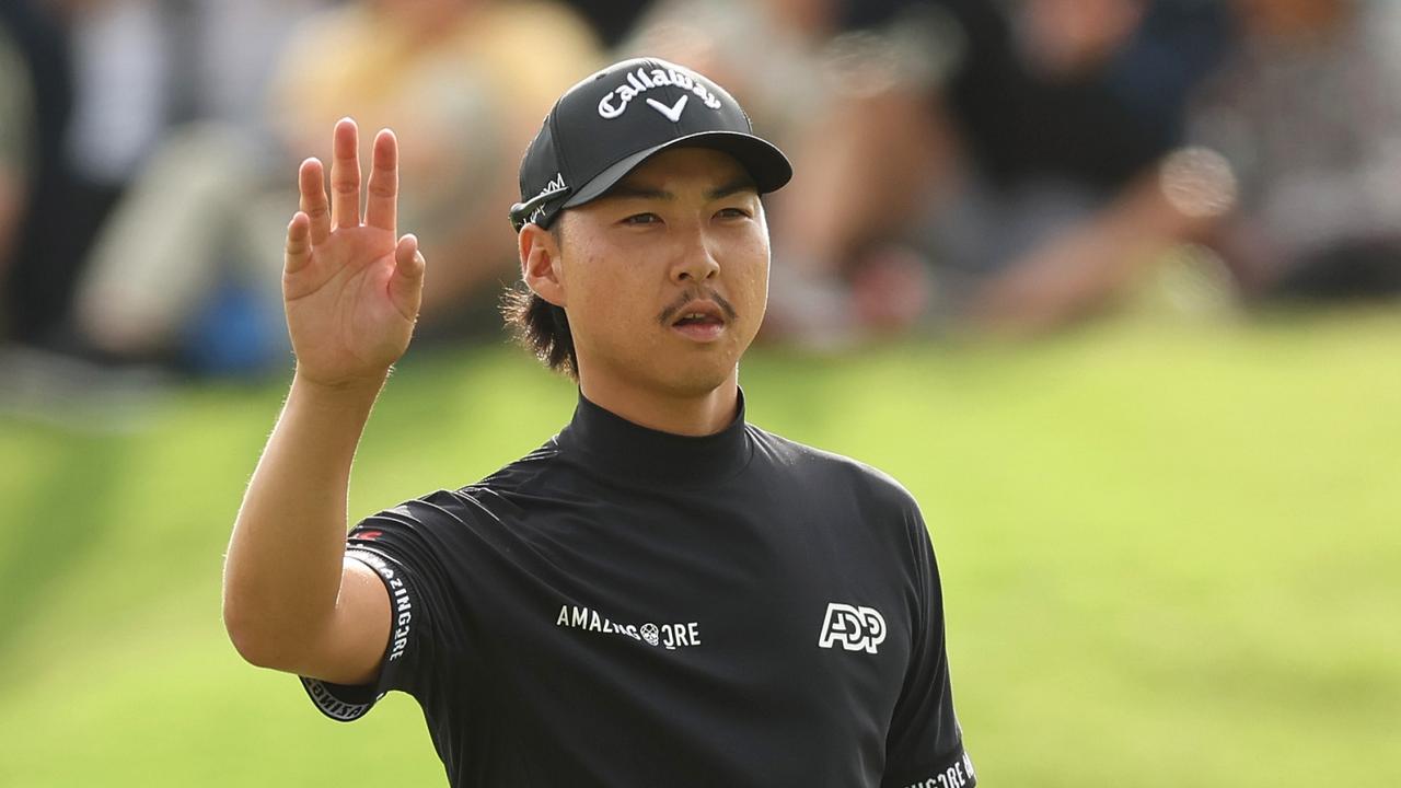 Min Woo Lee on track to complete rare golf double at Australian Open