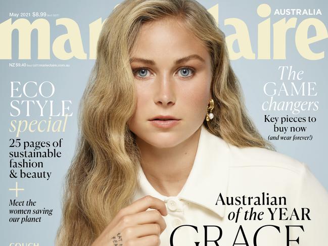 Grace Tame makes history with mag cover