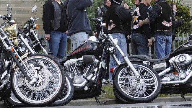 Hells Angels were conspicuous at the funeral of Chaouk family patriarch Macchour in 2010.