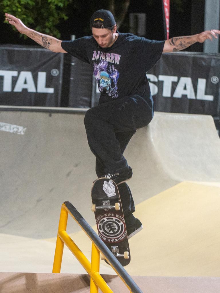 Jesse Brodbeck at Rumble On The Reef Sugar Bowl Skatepark Saturday 23 September 2023 Picture:Michaela Harlow