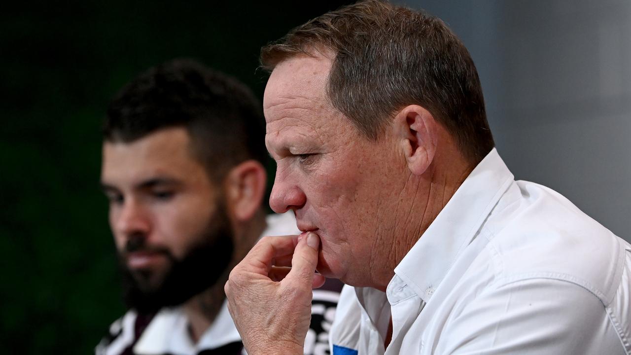 Kevin Walters is under pressure after the Broncos’ late-season slide. Picture: Bradley Kanaris/Getty Images