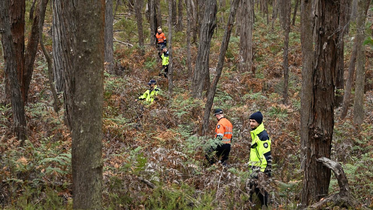 Police continued their search on Thursday. Picture: NCA NewsWire / Joel Carrett