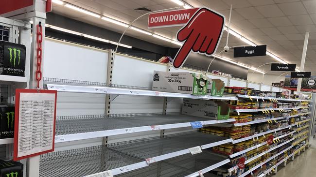 Supermarkets across the country have faced egg shortages as a result of avian flu outbreaks in 2024. Picture: Glenn Hampson