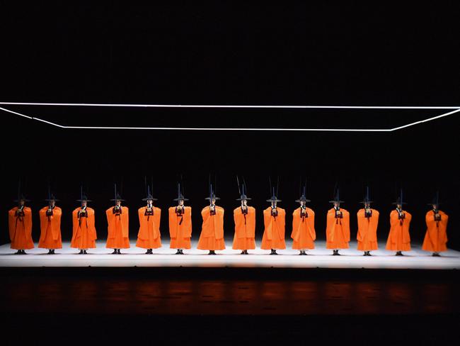 Dancers from the Seoul Metropolitan Dance Theatre perform a scene from One Dance at the Lincoln Centre in New York. Picture: Angela Weiss / AFP