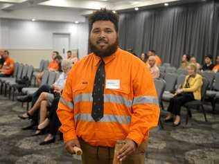 Dylan Mann graduated with a Cert II in Rail Infrastructure at the EnergySkills graduation on Thursday. Picture: Jann Houley