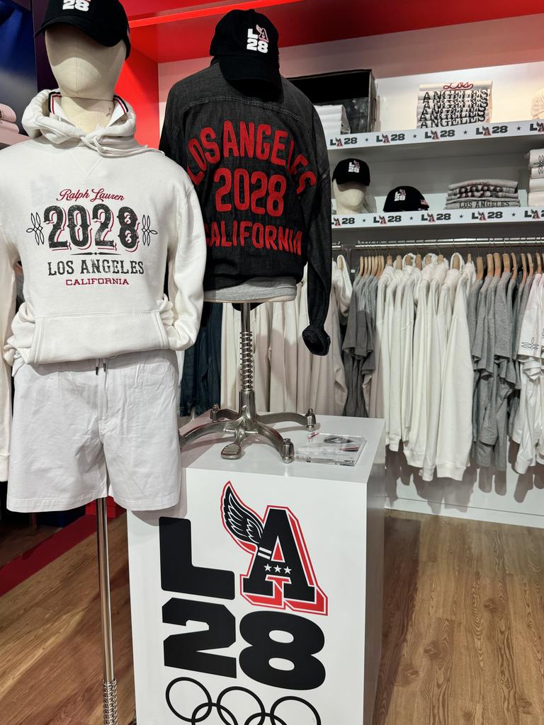 Merch for LA 2028 at Team USA House