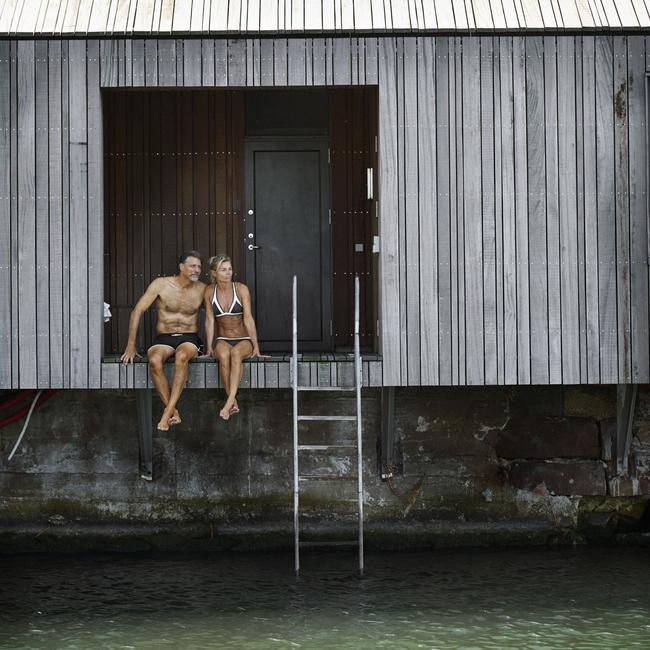 Harbour bath at Bornholm, Denmark.