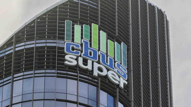 BRISBANE, AUSTRALIA - NewsWire Photos - 17 JULY 2024:  Cbus Super sign at 1 William Street, Brisbane. Picture: NewsWire / Glenn Hunt