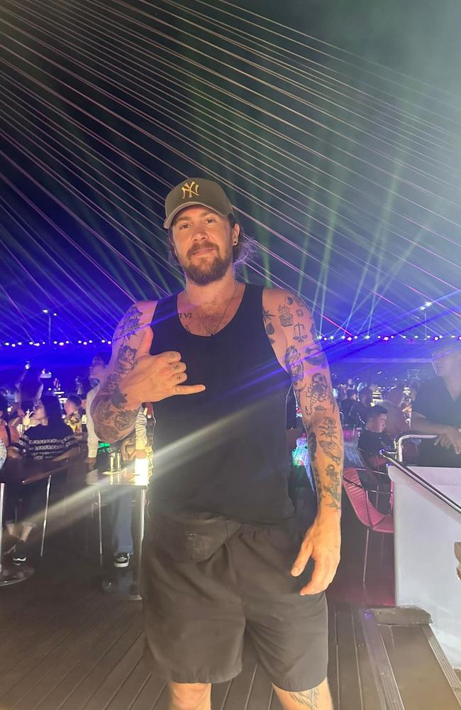 Christopher Stephen Boucher, 37, was found dead on Monday in Thailand after attending the notorious Full Moon Party. Picture: Asia Pacific Press