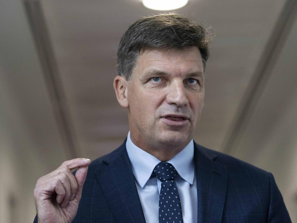 Energy Minister Angus Taylor has ruled out electric vehicles subsidies, saying they would not provide cost-effective emission reductions. Picture: NCA NewsWire / Gary Ramage