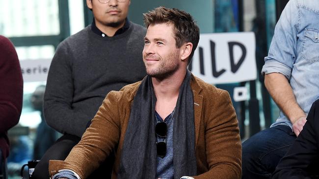 Actor Chris Hemsworth today.