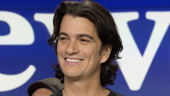 Adam Neumann, founder and chief executive of WeWork, which had its public listing postponed by parent company We Co. Picture: AP