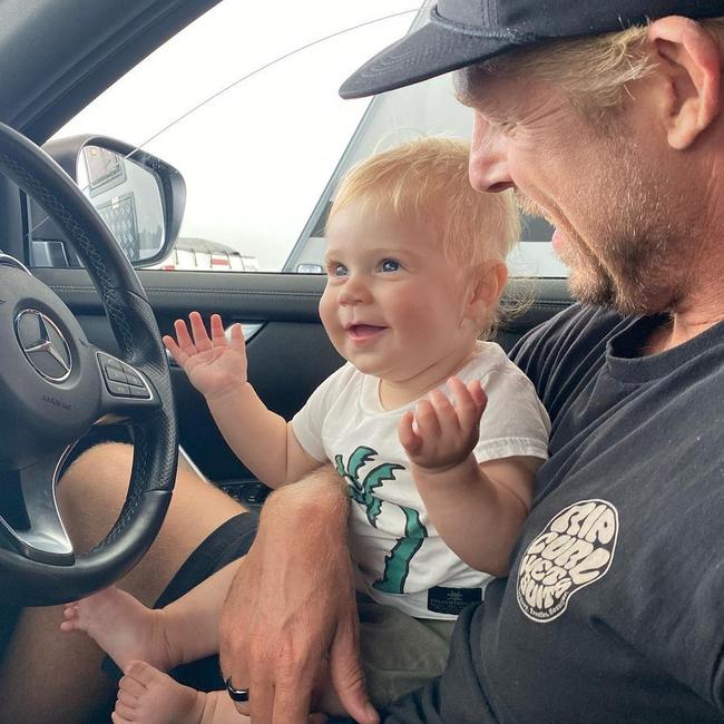 Fanning would like to take baby Xander and partner Bree on tour with him. Picture: Instagram