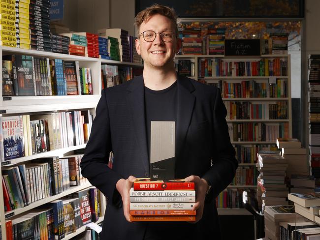 Fullers Bookshop director Tim Jarvis says there has been a boom in self-publishng in Tasmania in recent years. Picture: Nikki Davis-Jones