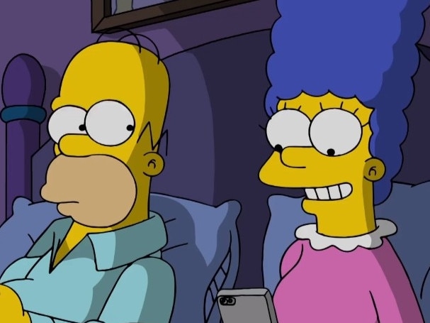 Homer and Marge Simpson, circa 2023.