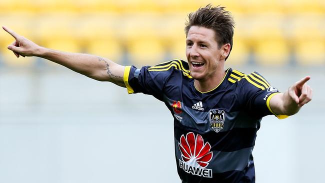 Nathan Burns eight goals in nine A-League games has him in the squad.